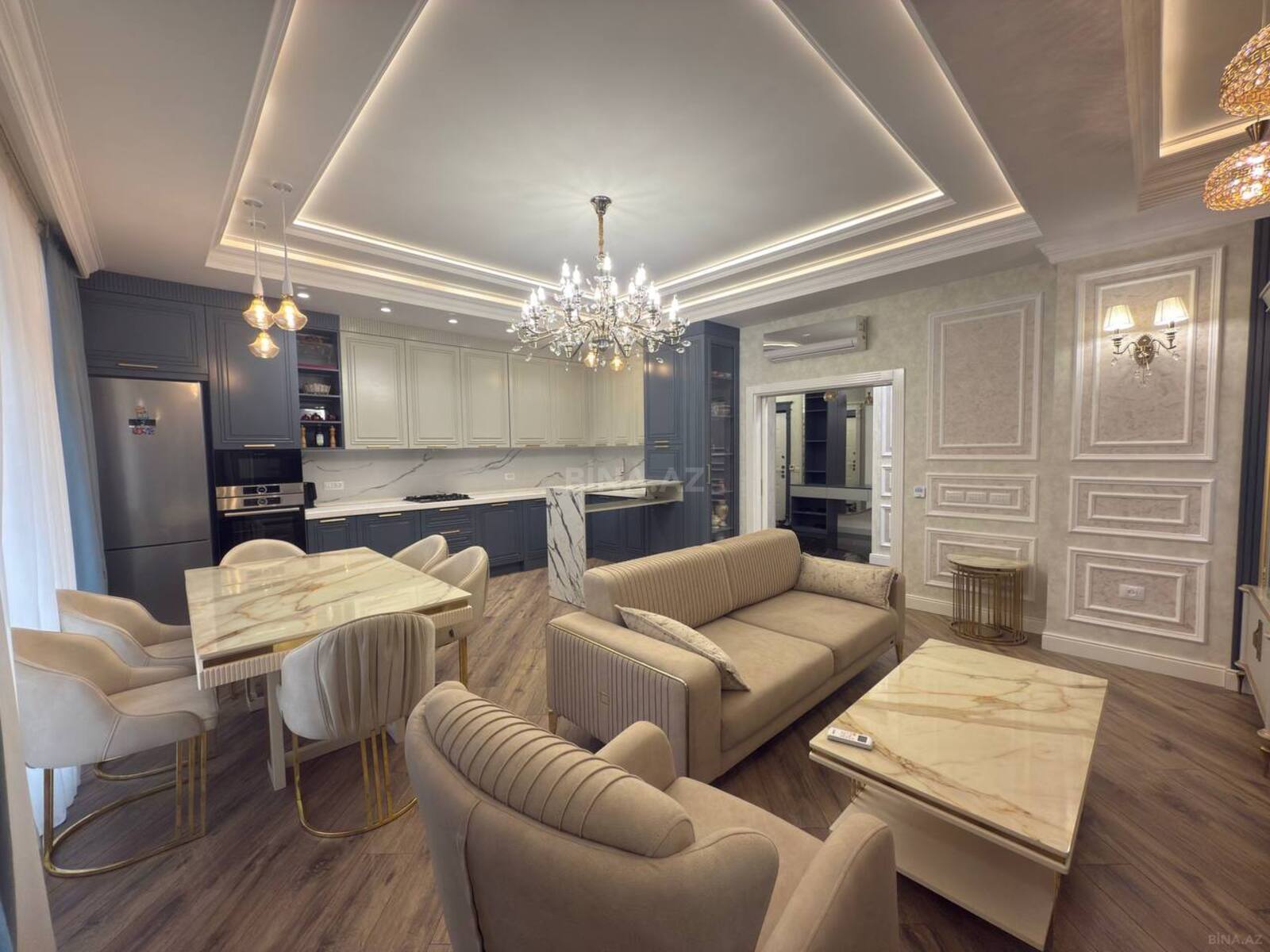 3 otaqlı yeni tikili 120 m², Ağ şəhər q.