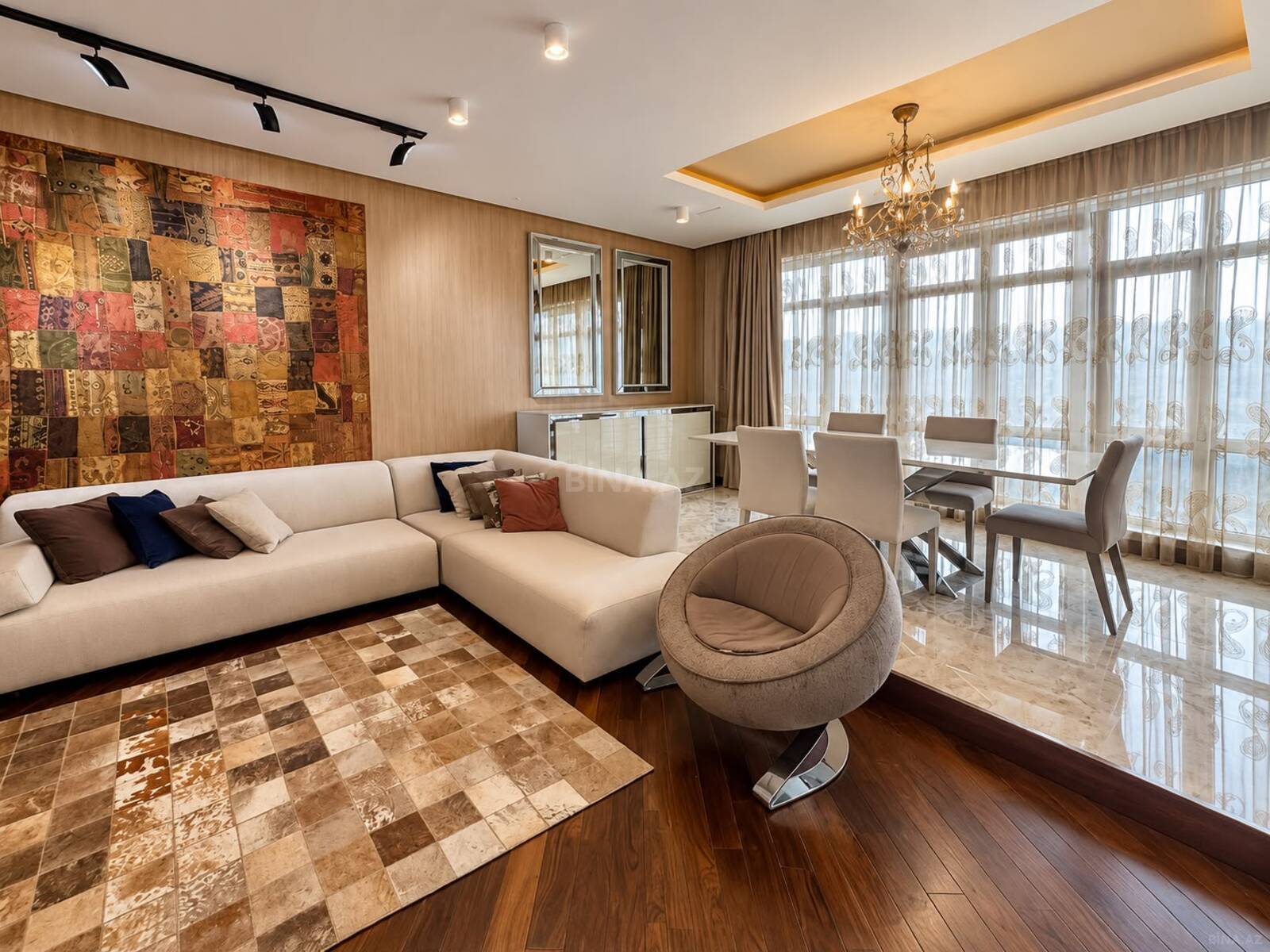 4 otaqlı yeni tikili 210 m², Elmlər Akademiyası m. - şəkil 2