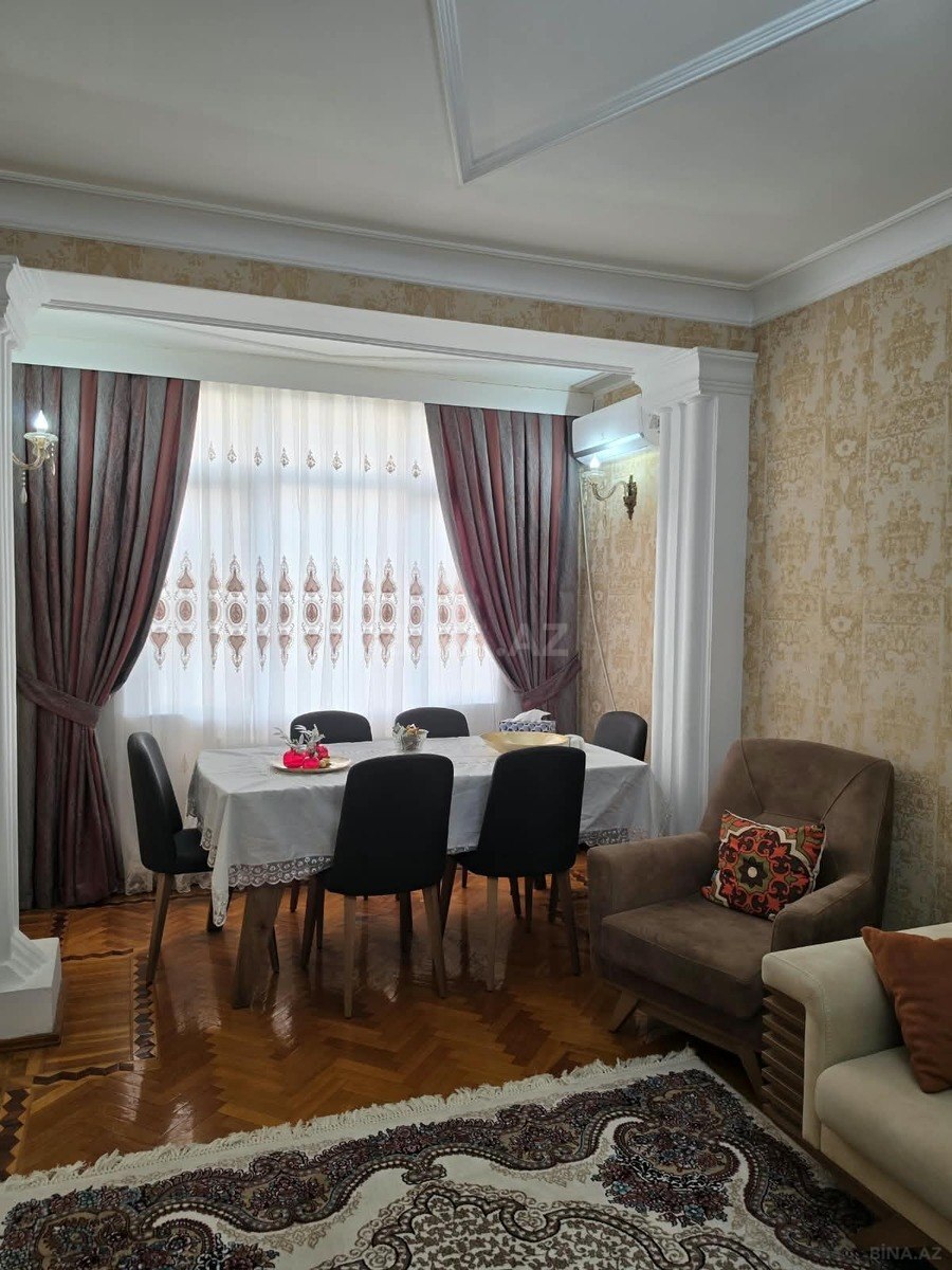 3 otaqlı köhnə tikili 96 m², Memar Əcəmi m. - şəkil 2