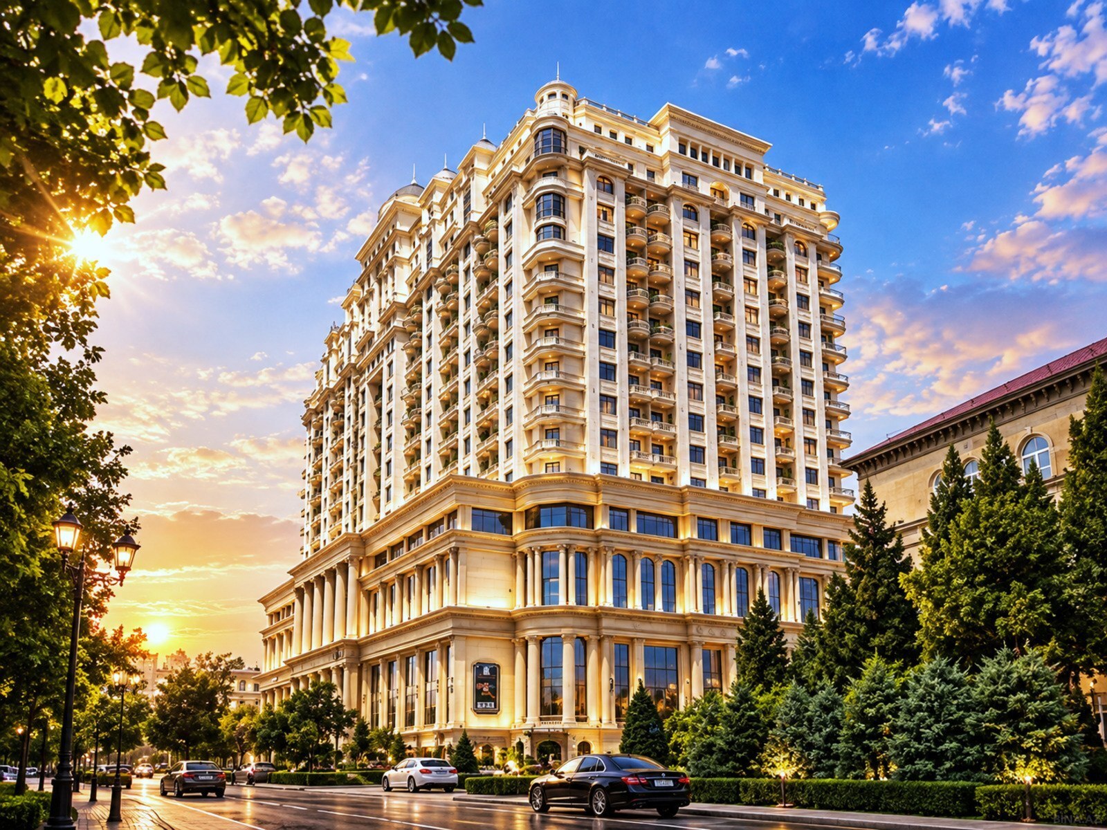 3 otaqlı yeni tikili 110 m², Elmlər Akademiyası m. - əsas şəkil
