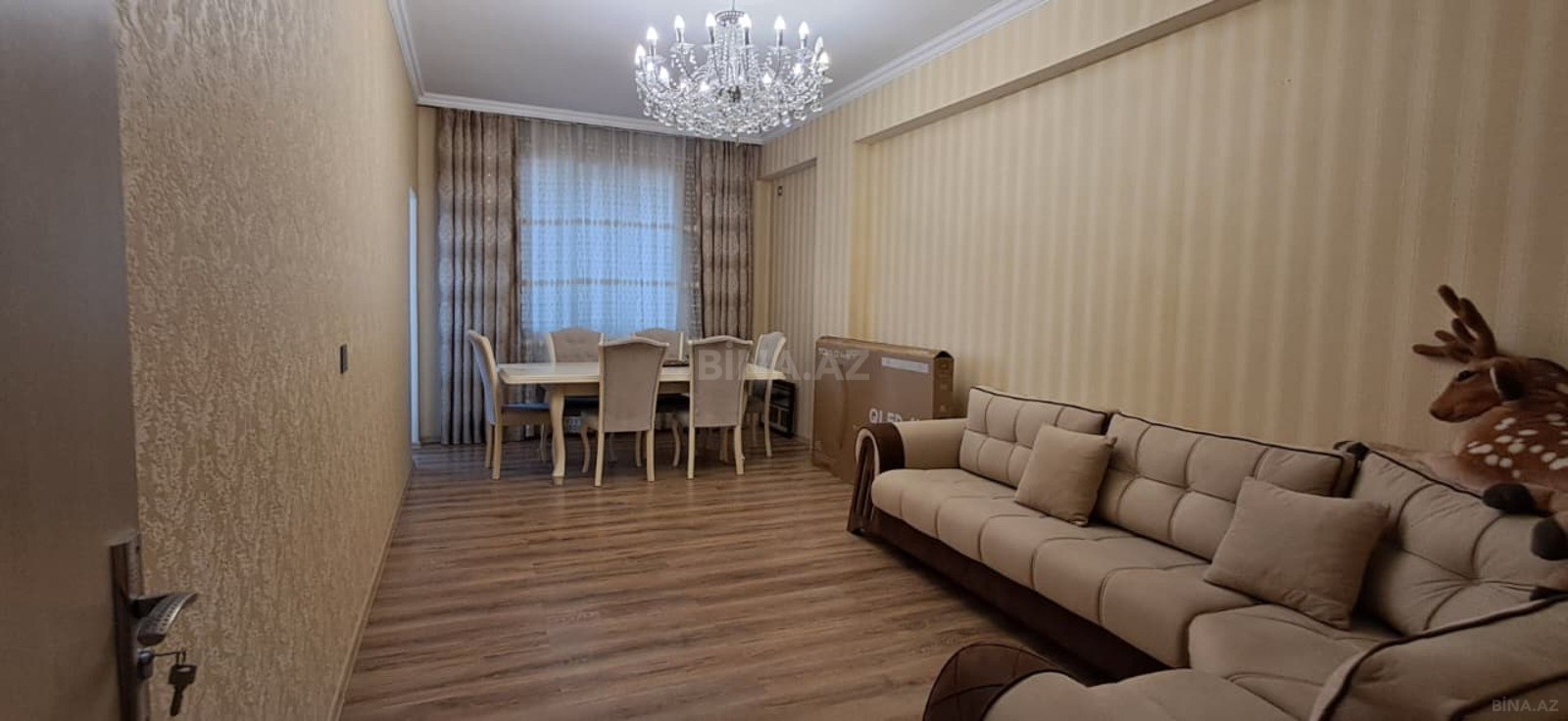 3 otaqlı yeni tikili 115 m², Bakıxanov q.
