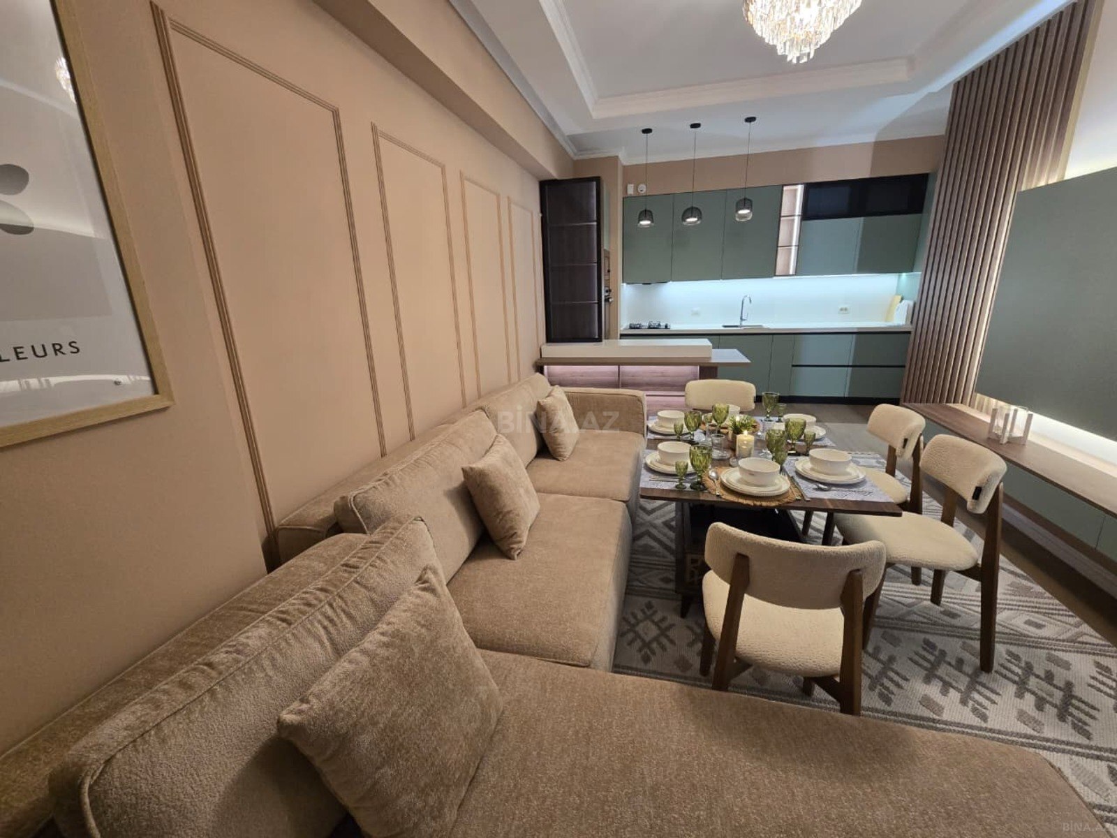 3 otaqlı yeni tikili 70 m², Yasamal q. - əsas şəkil